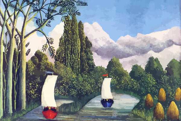 "The Banks of the Oise", Henri_Rousseau