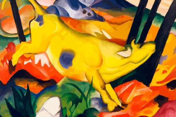 La vaca amarilla, una de las obras más famosas de Franz Marc