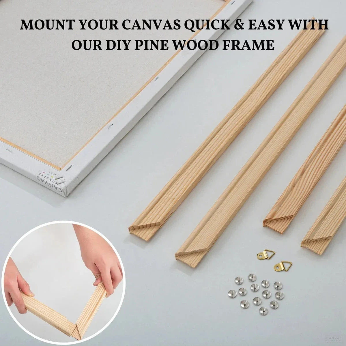 Gotenyama no Hanami Hidari- Pintar por Números- Canvas by Numbers