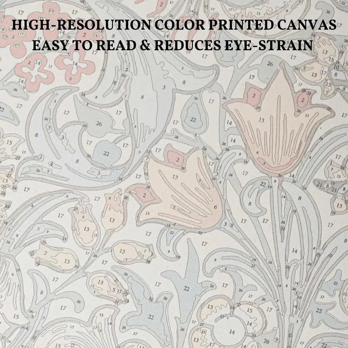 Gotenyama no Hanami Hidari- Pintar por Números- Canvas by Numbers