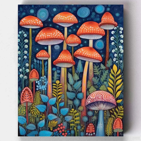Bosque Encantado- Pintar por Números- Canvas by Numbers