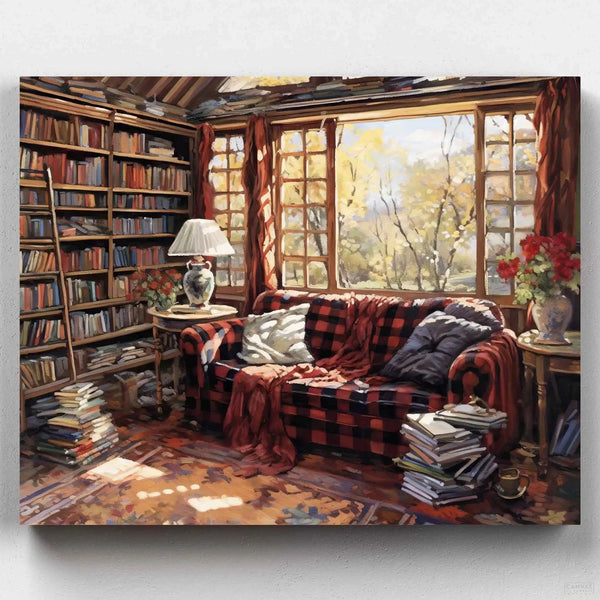 El Rincón del los Libros- Pintar por Números- Canvas by Numbers