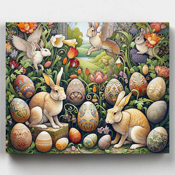 Mundo Mágico de Pascua- Pintar por Números- Canvas by Numbers