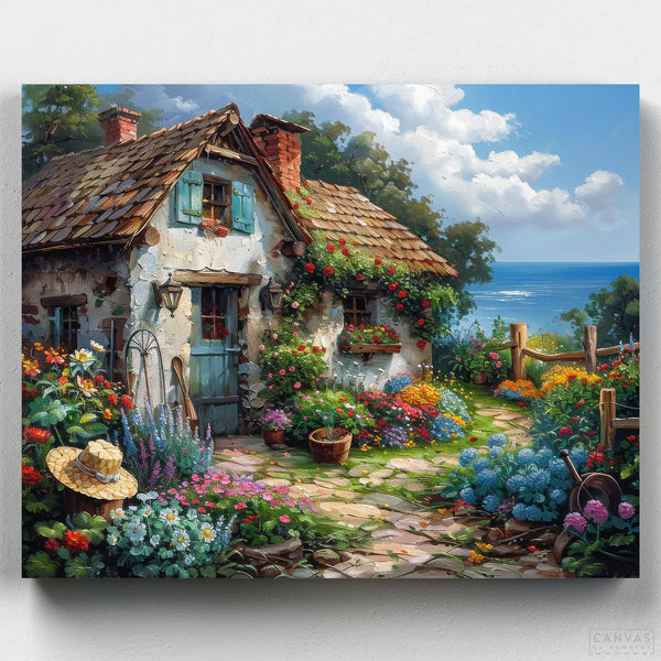 Refugio Costero- Pintar por Números- Canvas by Numbers