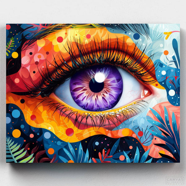 Ojo de Fantasía- Pintar por Números- Canvas by Numbers