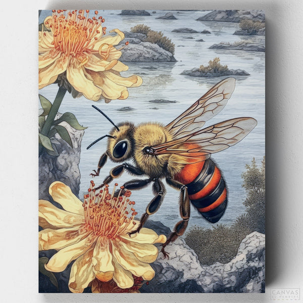 Abeja de Miel- Pintar por Números- Canvas by Numbers