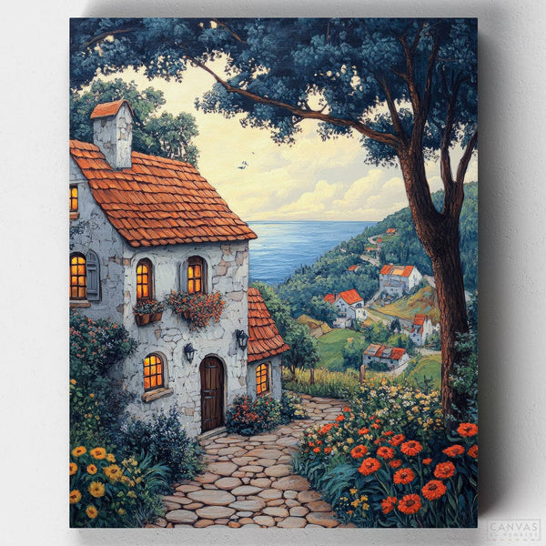 Vista Pastoral- Pintar por Números- Canvas by Numbers