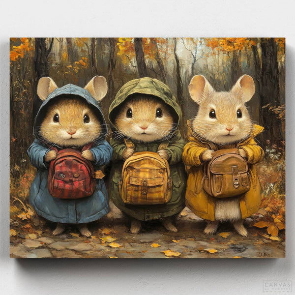 Aventuras con Mochila- Pintar por Números- Canvas by Numbers