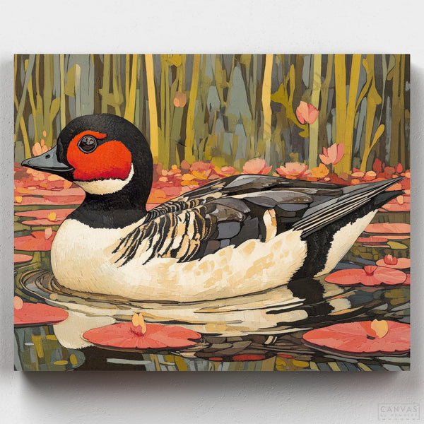 El Habitante del Estanque- Pintar por Números- Canvas by Numbers