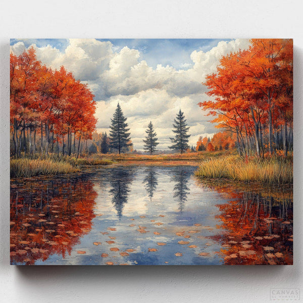 Reflejos Ambar- Pintar por Números- Canvas by Numbers