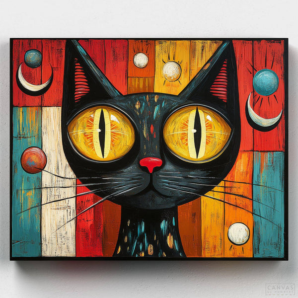 Extravagancia Felina- Pintar por Números- Canvas by Numbers