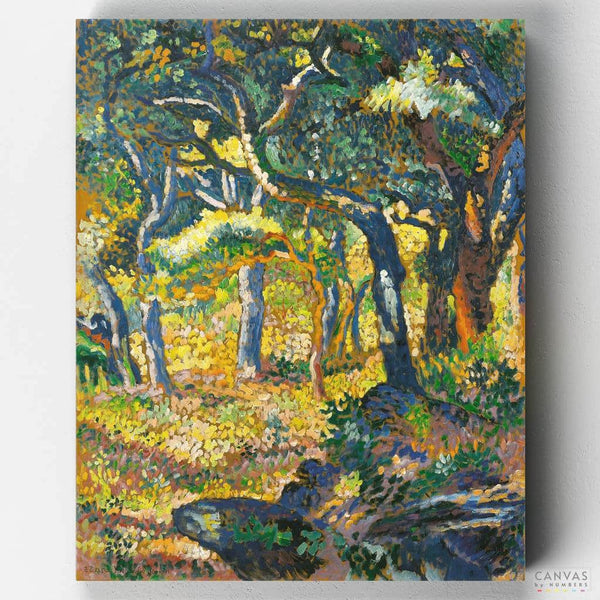 Un Claro en Provenza- Pintar por Números- Canvas by Numbers