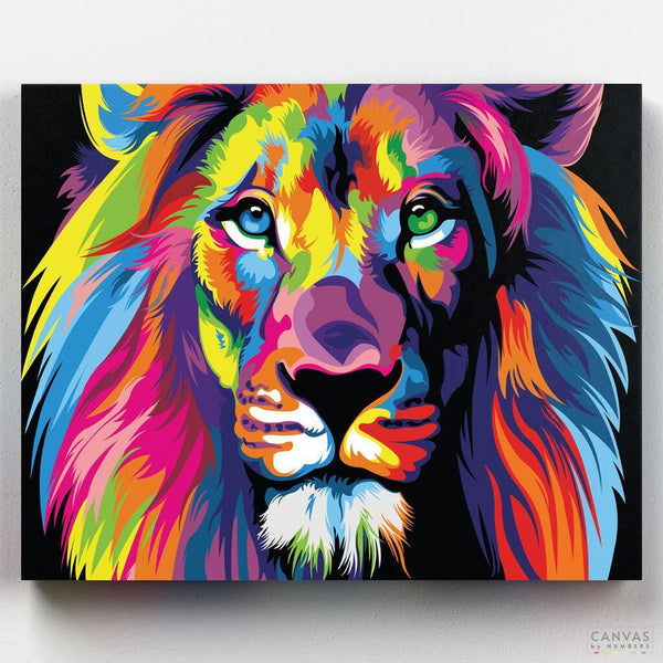 León Abstracto- Pintar por Números- Canvas by Numbers