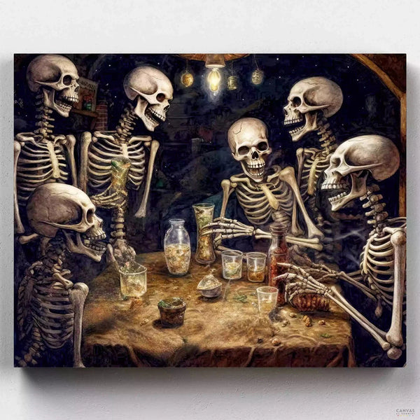 Muertos de Risa- Pintar por Números- Canvas by Numbers