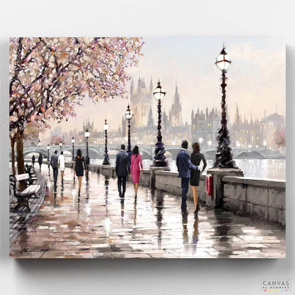 A la Orilla del Río- Pintar por Números- Canvas by Numbers