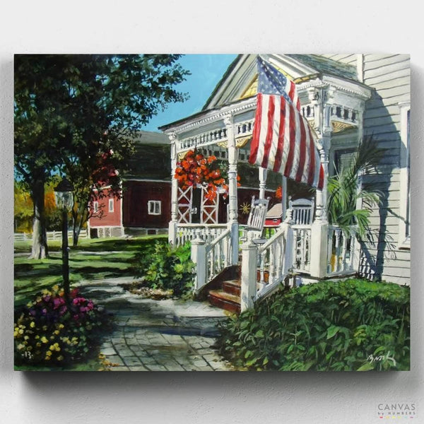 El Sueño Americano- Pintar por Números- Canvas by Numbers