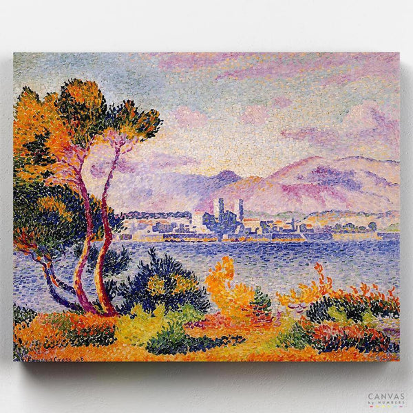 Antibes Tarde- Pintar por Números- Canvas by Numbers