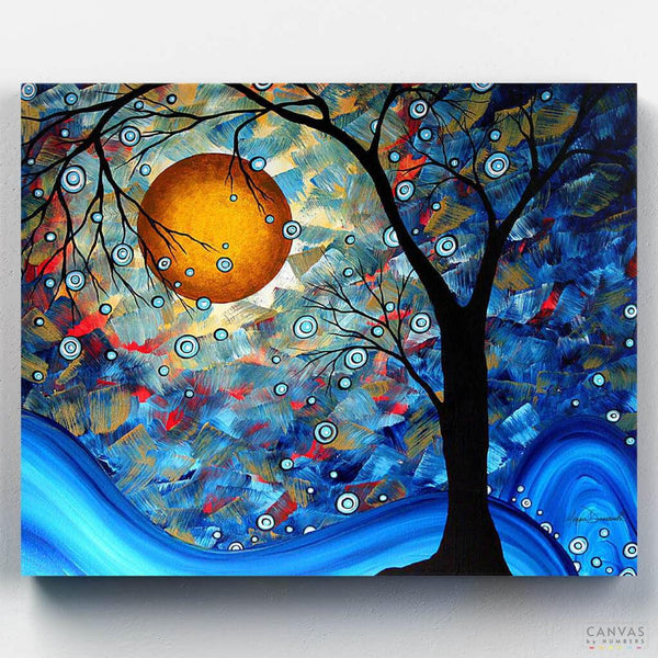 Esencia Azul- Pintar por Números- Canvas by Numbers