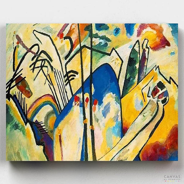 Composición IV- Pintar por Números- Canvas by Numbers
