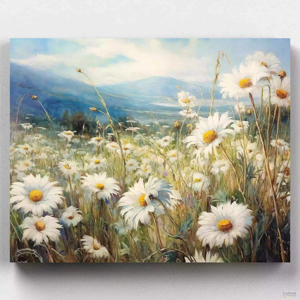Prado de Margaritas- Pintar por Números- Canvas by Numbers