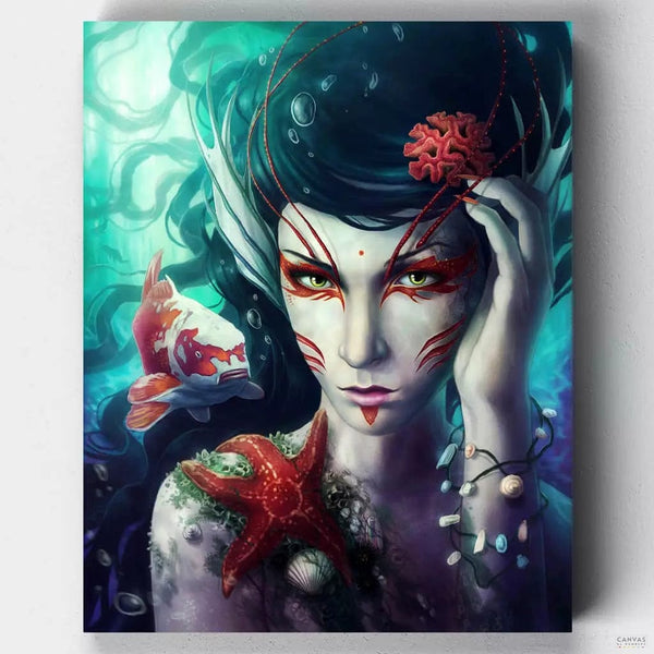 Sirena- Pintar por Números- Canvas by Numbers