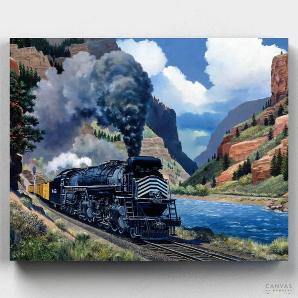 Denver and Rio Grande Western No. 3707- Pintar por Números- Canvas by Numbers