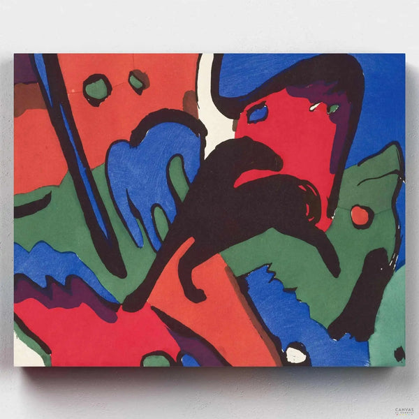 Der Blaue Reiter (1912)- Pintar por Números- Canvas by Numbers
