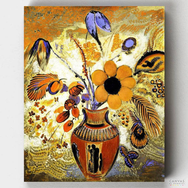 Jarrón Etrusco- Pintar por Números- Canvas by Numbers