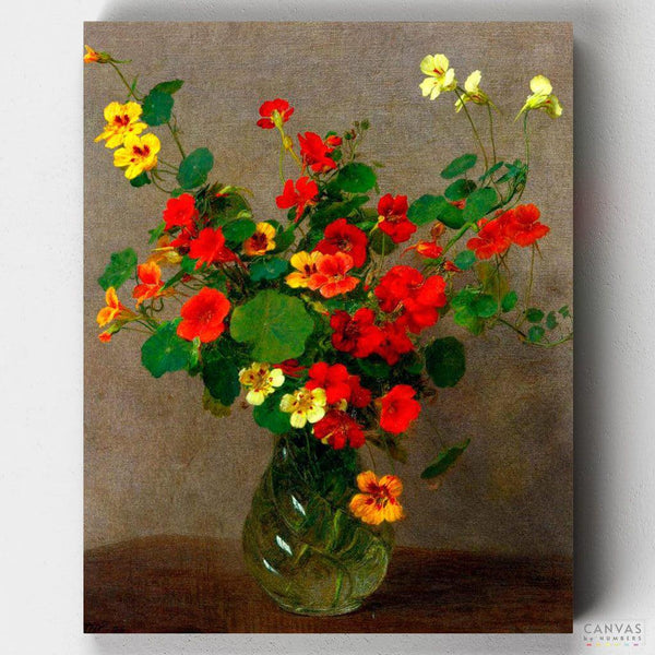 Flores- Pintar por Números- Canvas by Numbers
