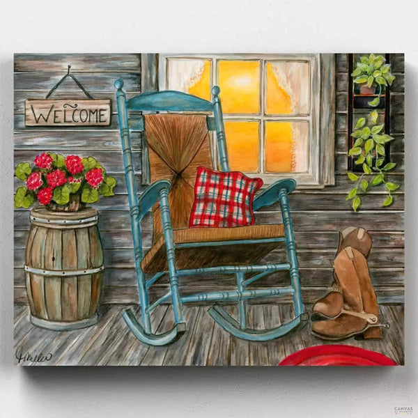 La Mecedora- Pintar por Números- Canvas by Numbers