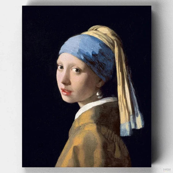 La Joven de la Perla- Pintar por Números- Canvas by Numbers