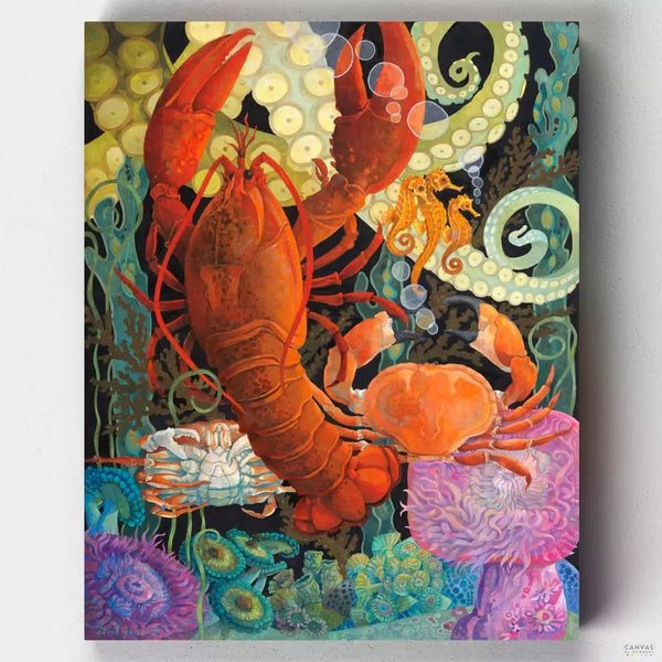 El Baile de la Langosta- Pintar por Números- Canvas by Numbers
