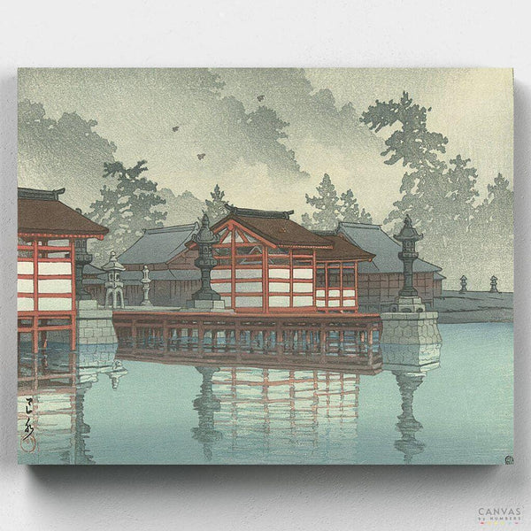 Miyajima en la Niebla- Pintar por Números- Canvas by Numbers