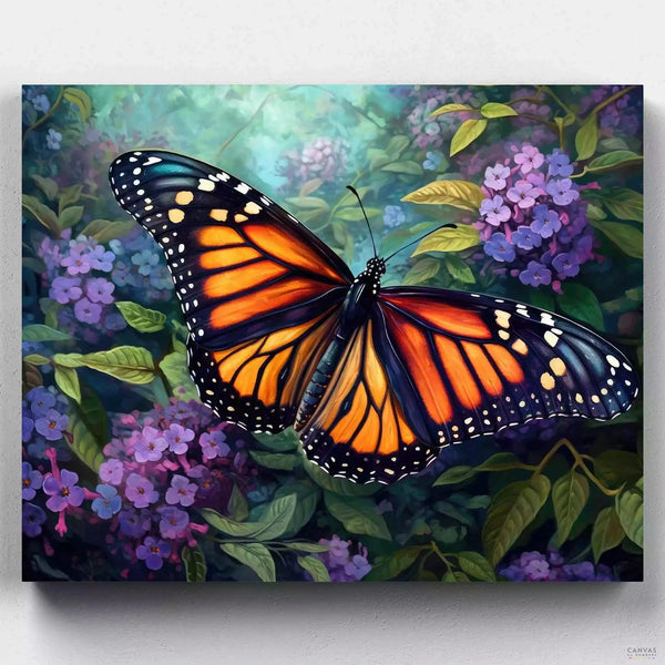 Mariposa Monarca- Pintar por Números- Canvas by Numbers