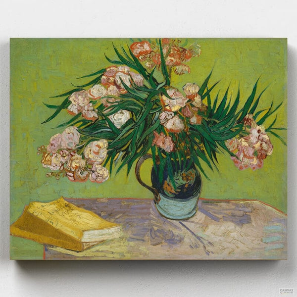 Adelfas- Pintar por Números- Canvas by Numbers