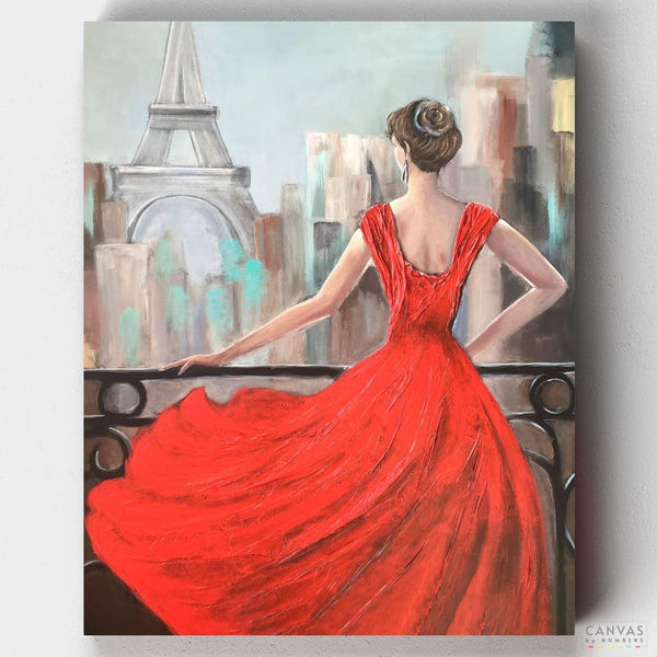 Encanto Parisino- Pintar por Números- Canvas by Numbers