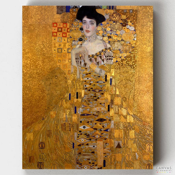 La Dama Dorada- Pintar por Números- Canvas by Numbers
