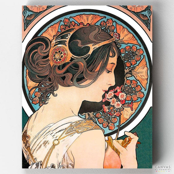 Prímula- Pintar por Números- Canvas by Numbers