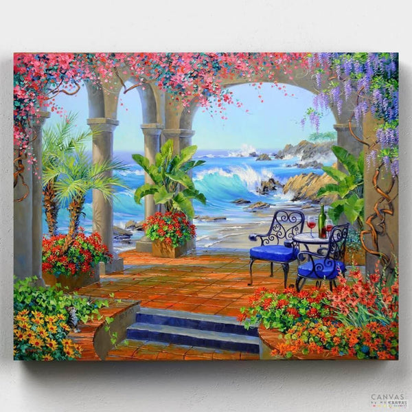 Oasis Refrescante- Pintar por Números- Canvas by Numbers