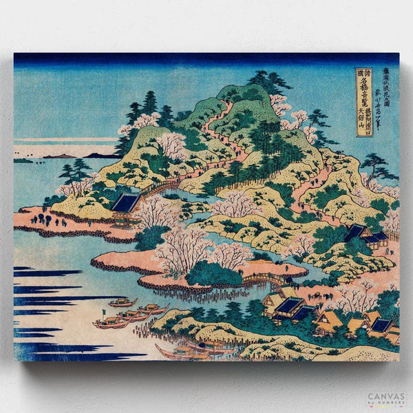 Sesshu Ajigawaguchi Tenposan- Pintar por Números- Canvas by Numbers