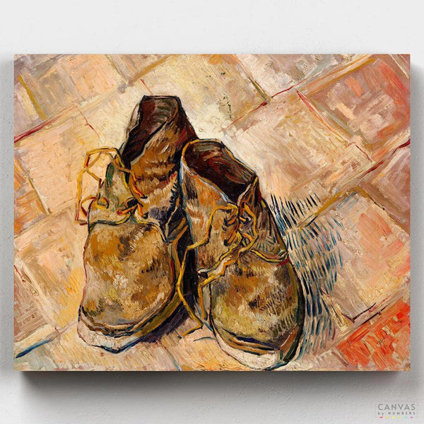 Zapatos - Pintar por Números- Pintar por Números- Canvas by Numbers