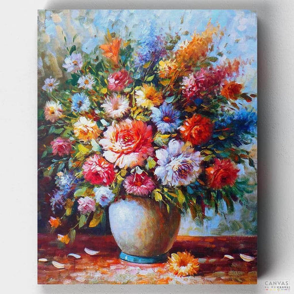 Flores de Primavera- Pintar por Números- Canvas by Numbers