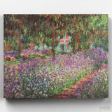 El Jardín del Artista en Giverny - Pintar por Números- Pintar por Números- Canvas by Numbers