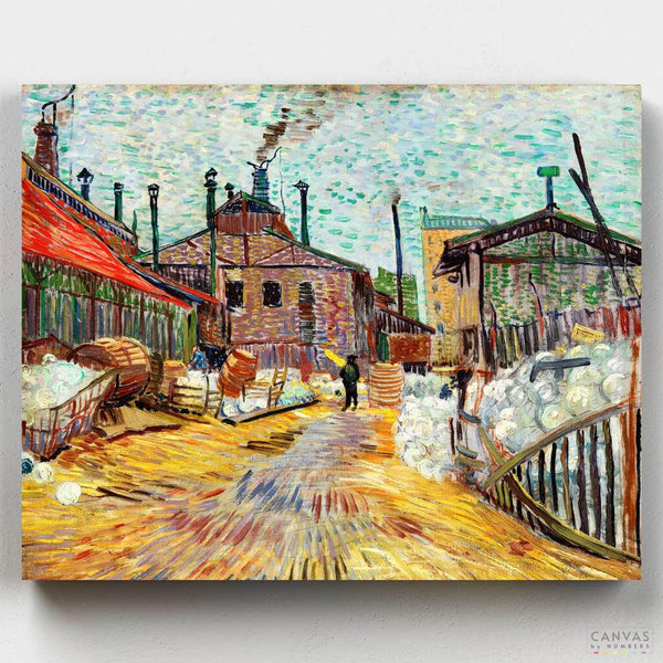 La Fábrica- Pintar por Números- Canvas by Numbers