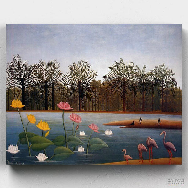 Los Flamencos- Pintar por Números- Canvas by Numbers