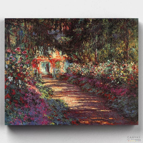 Sendero del Jardín de Giverny- Pintar por Números- Canvas by Numbers