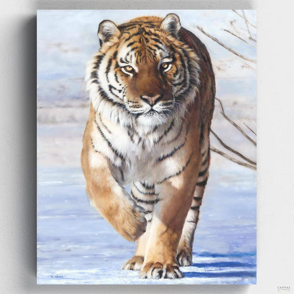 Tigre Salvaje- Pintar por Números- Canvas by Numbers