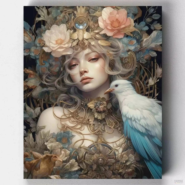 Diosa Celestial- Pintar por Números- Canvas by Numbers
