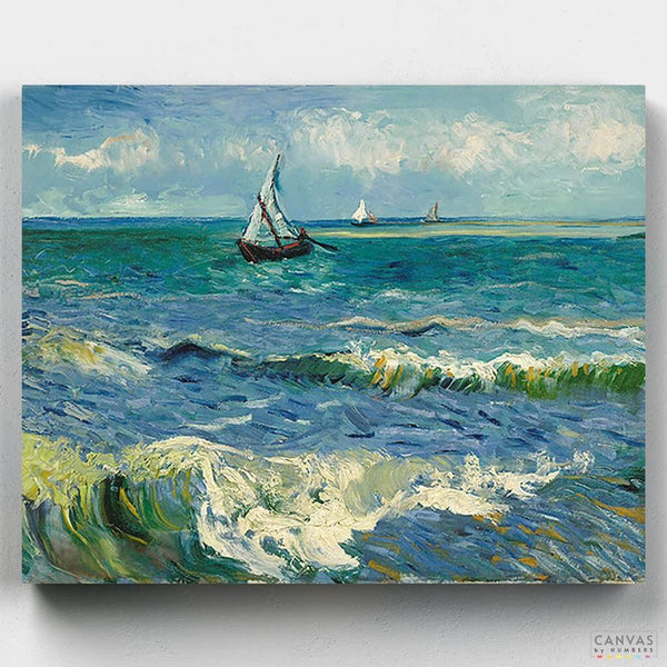 Les Saintes Maries de la Mer- Pintar por Números- Canvas by Numbers