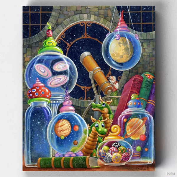 El Universo en un Tarro- Pintar por Números- Canvas by Numbers
